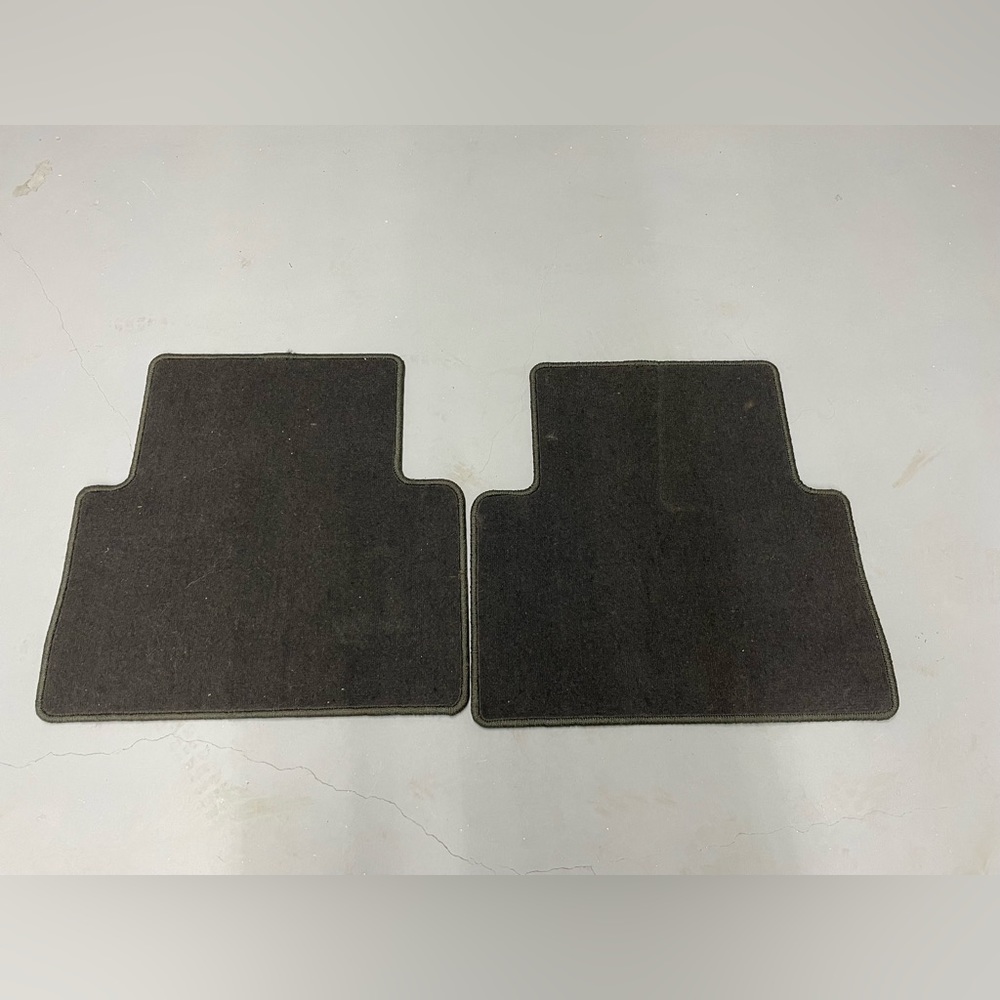 Honda Civic black rear back mats pp, pet, sbr, pe civic set